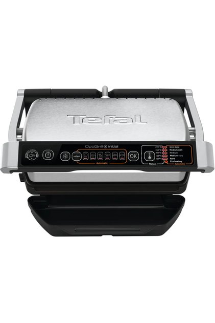 Gratar electric OptiGrill+ GC706D34, 2000 W, 6 programe automate, functie dezghetare, Inox/Negru