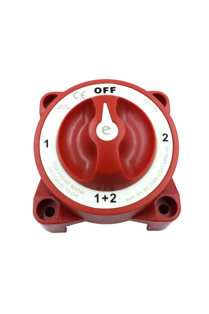 Red E-Series Water-Proof Ignition Protection 12-48V 350-600AMarine Single-Circuit Battery Isolation