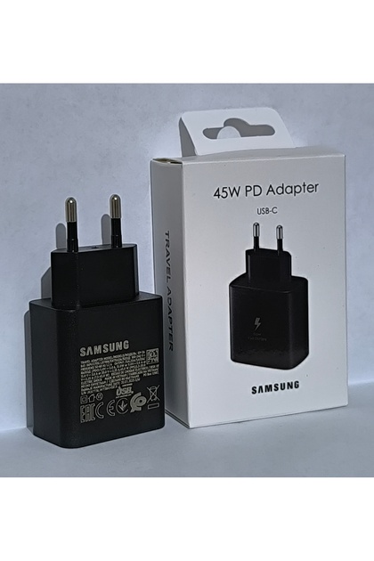 Samsung S24 / S24 Ultra Type-C Girişli 45W Süper Hızlı Şarj Adaptör Başlığı Ep-T845xwcgcn