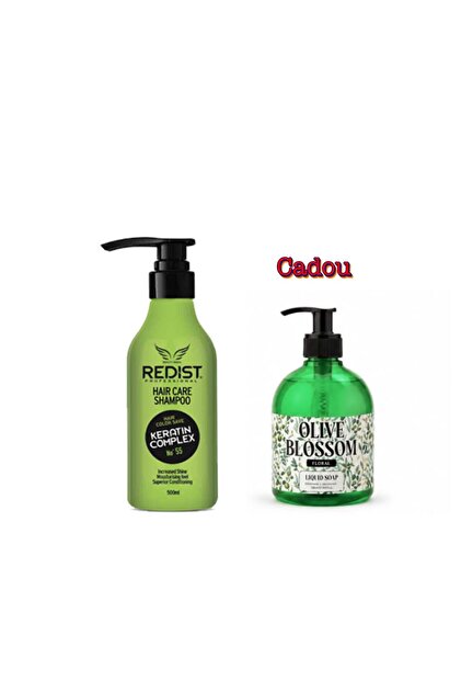 Sampon cu Keratina 500ml pentru parul cu fir subtire, lipsit de volum si cu tendinta de ingrasare + Cadou sapun maini 500 ml