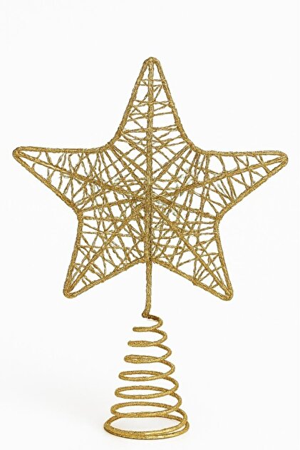 Christmas Pine Tree Tepeliği Wire Tepeliği Gold