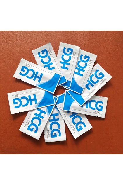 10 قطع شرائط اختبار HCG، 5 قطع، 10 قطع، 25 قطعة للاستخدام المنزلي، اختبار سريع وحساس للحمل من خلال البول، كاشف مبكر للخصوبة