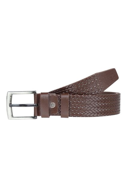 Firax Genuine Buffalo Leather Men's Jeans Belt Brown
