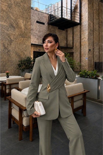 Noble Suit with Windbreaker Detail