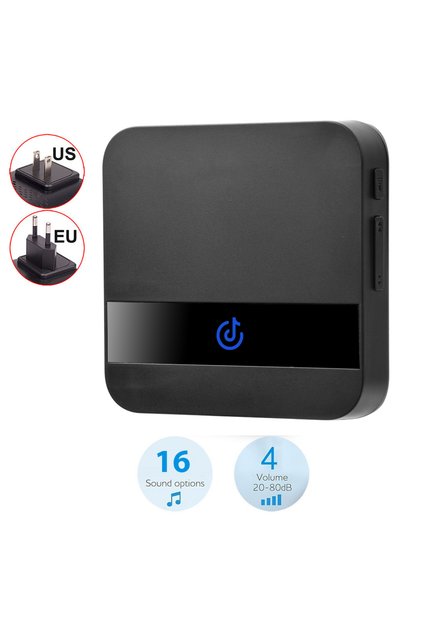 EU Plug AC 110-220V RF 433Mhz Smart Indoor Doorbell Wireless WiFi Door Bell Ring for Video Doorphone