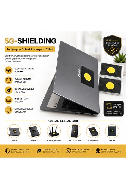 Radyasyonu %99 Önleyici Onaylı Laptop Koruyucu ürün.Laptoptan Gelen Radyasyonu Emer