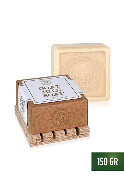 Keçi Sütü Doğal Zeytinyağlı Katı Sabun 150 gr