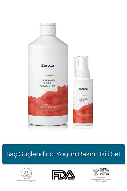 Saç Güçlendirici Yoğun Bakım İkili Set