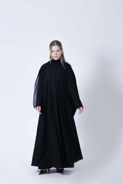 Abaya Si Van by Marfianna - Authentic Black Cobra Abaya - Half Kloochee