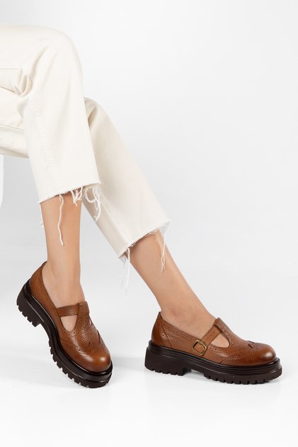 Genuine Leather Women's Shoes in Sizes 33-34-35 to 41-42-43
