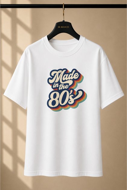 Made in the 80's Retro Printed Oversize Unisex Vintage 80's Design Premium T-Shirt