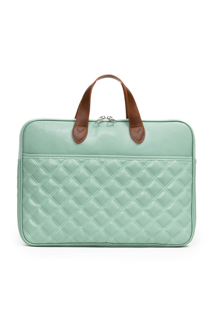 MacBook Air Pro 13.3" & 14" Inch Compatible Laptop Briefcase Mint Green