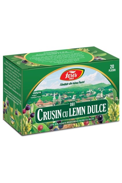Ceai crusin lemn dulce 20 plicuri