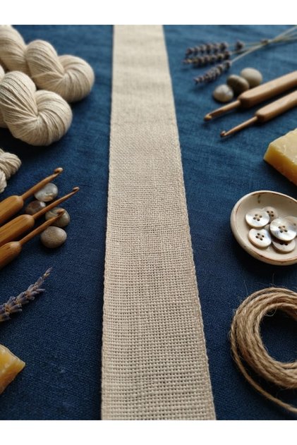 French Linen Ribbon / Decorative Ribbon / Special Occasion Decoration Ribbon -35Mm -10Meters