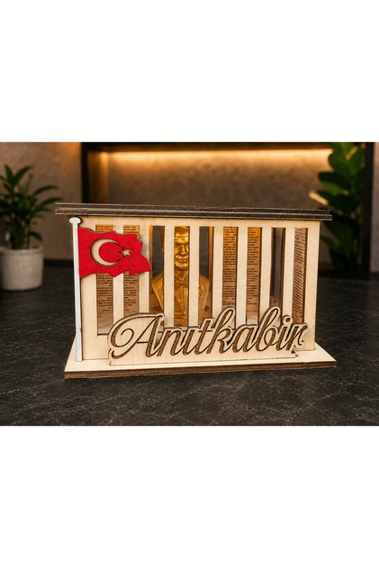 Anıtkabir - Led Işıklı ve Atatürk Büstü – Gençliğe Hitabe Detaylı Dekoratif Masaüstü