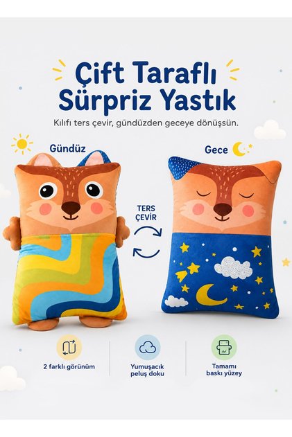 Foxy Yastık Kahverengi