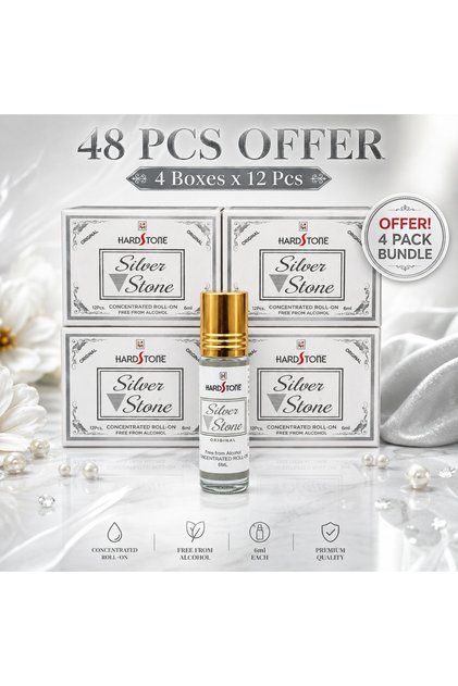 Silver Stone Attar Perfume Roll-On 6مل
