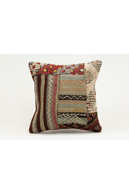 Handmade Old Kilim Rug Vintage Made in the 1930S, 1940S, 40X40 cm