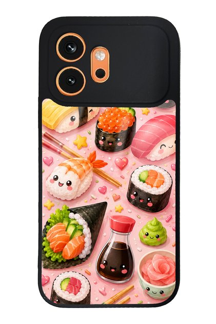 حافظة هاتف لامعة بتصميم Honor 600 Sushi Love Club