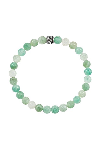 Aventurine Natural Stone Bracelet (6mm Sphere Cut)