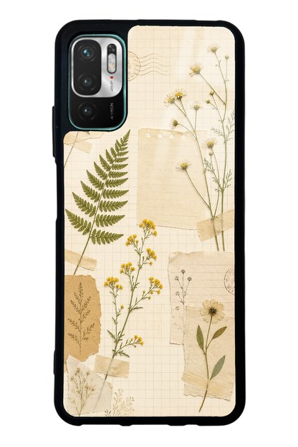 Xiaomi Redmi Note 10 5g Glossy Phone Case with Pressed Meadow Design