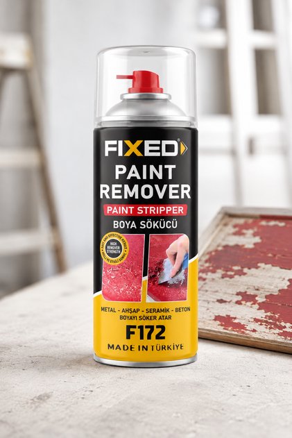 Fixed F172 Boya Sökücü Sprey 400 ml Metal Ahşap Seramik Beton Yüzeyler İçin