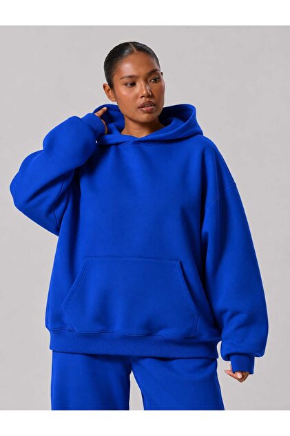 3 Yarn Combed Cotton Plus Size Unisex Sweatshirt Df3