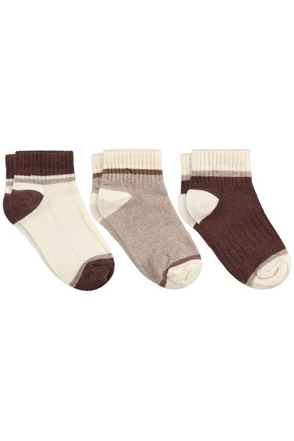 Soft Derbili 3-Pack Men's Booties Socks for 2-12 Years Old
