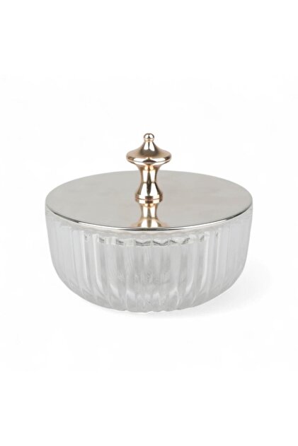 Nasma Gold and Silver Glass Bowl