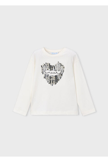 Girl's Printed Long Sleeve T-Shirt 4031