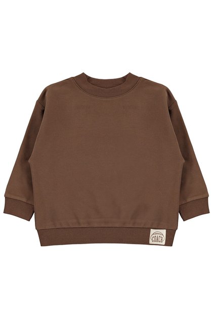 Basic 2-5 Yaş Sweatshirt - Kahverengi