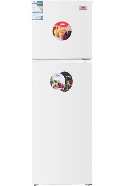 Baham White Refrigerator 8.7 cu ft Inverter HM310WRF-O24INV