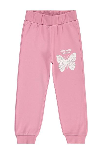 Rainbow Printed Sweatpants for Ages 2-5 - Pink