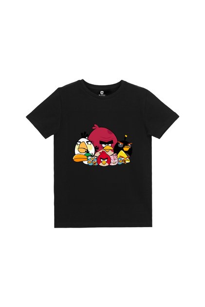 تيشيرت أطفال مطبوع بتصميم Angry Birds