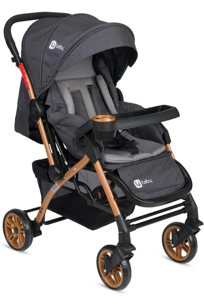 Four Baby Active Gold Anthracite Two-Way Baby Stroller