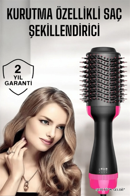 SPT-GLD 1200 Watt Gücünde, Negatif İyon Teknolojili, 3 Isı Kademeli (221343) Fön Tarağı