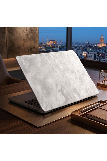 Kendinden Yapışkanlı Alcantara Laptop Kaplama 48x30 Cm Süet Doku Arka Kapak Çizilme Önleyici Koruyucu Skin