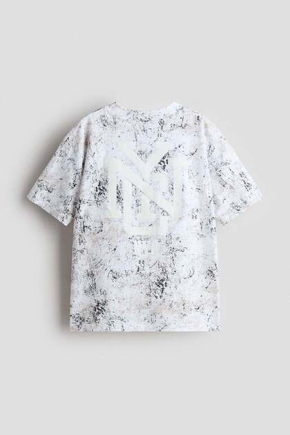 Loose-fit printed T-shirt