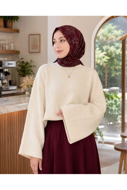 Women's Bat Sleeve Oversize Knitwear Sweater