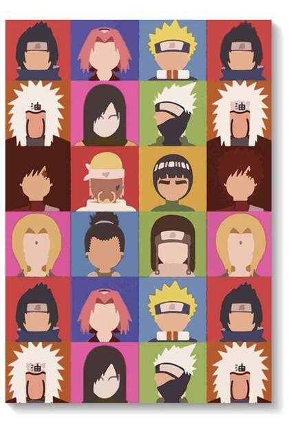 Naruto Anime Wall Art Multicolour 40x60cm