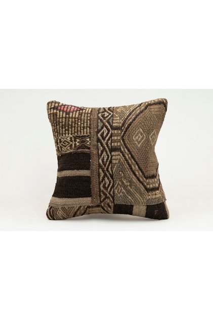 Handmade Old Kilim Rug Vintage Made in the 1930S, 1940S, 40X40 cm