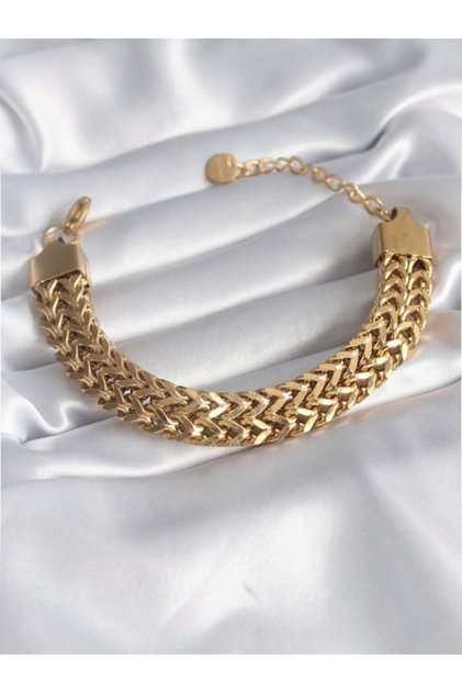 Unisex Stainless Steel Tarnish-Resistant Thick Chain Bracelet