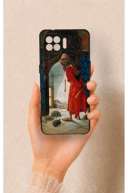 Oppo Reno 4 Lite Compatible Turtle Trainer Patterned Silicone Case