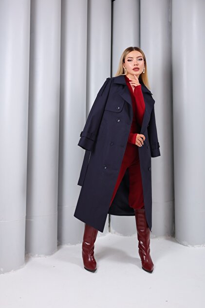 Rose Kadın Oversize Trençkot