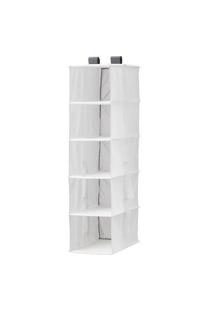 Trev Compartmentalized Organizer White 25X40X98 cm Cabinet Organization Storage Container Wardrobe Interior Organizer