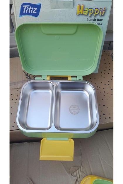 304 Stainless Steel 2-Layer 2-Compartment 1030ml Happii Lunch Box Themed Lunch Box