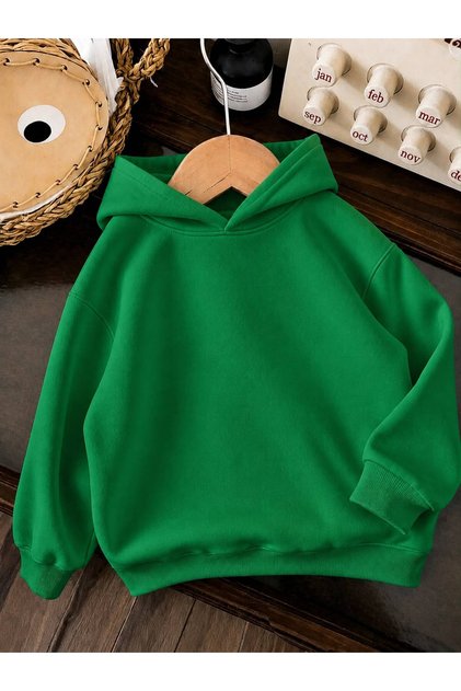 3 Yarn Combed Cotton Unisex Children's Hooded Sweat Ww1