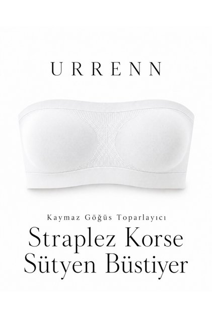 Straplez Sütyen Büstiyer Korse - Kaydırmaz, Toparlayıcı, Dekolte Seamless (PEDLİ)