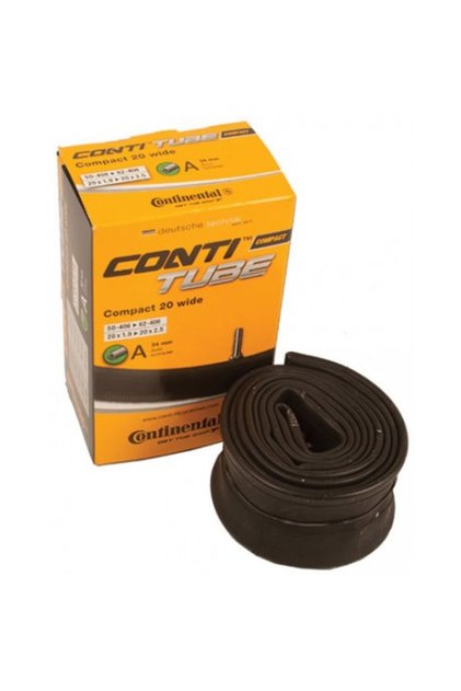 camera bicicleta Compact 20 Wide 20x1.9-2.5 - 50-406 ->62-406 - valva auto 34mm