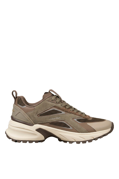 Brown Women's Sneakers HIKE RUNNER CK STRIPE REFL SU